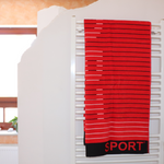 Handtuch Sport 100% Baumwolle 90x170 cm in rot