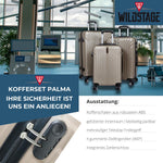 WildStage Kofferset 3 teilig Hartschalenkofferset Größe S/M/L