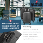 WildStage Hartschalenkofferset 3 teiliges Kofferset Trolley Größe M/L/XL